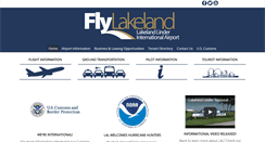 Desktop Screenshot of lakelandairport.com